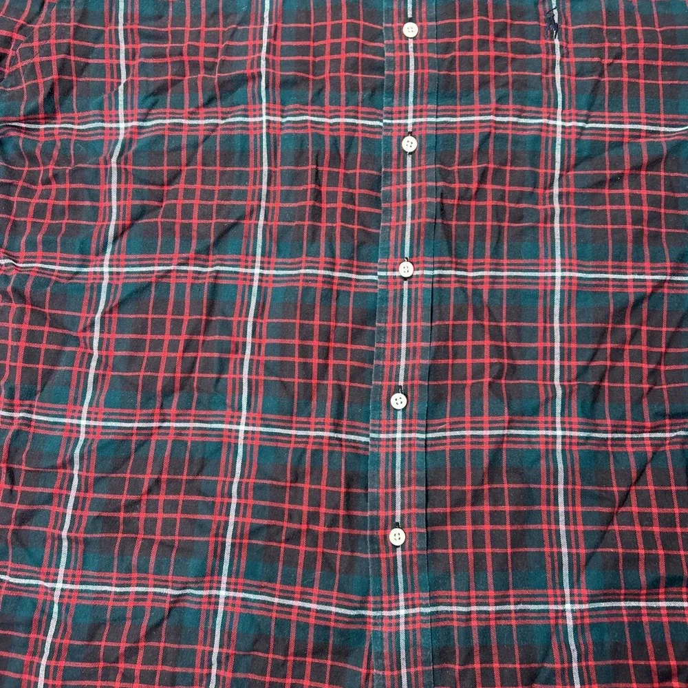 Ralph Lauren Blake Long Sleeve Button Down Shirt Men's Size Large Red Plaid